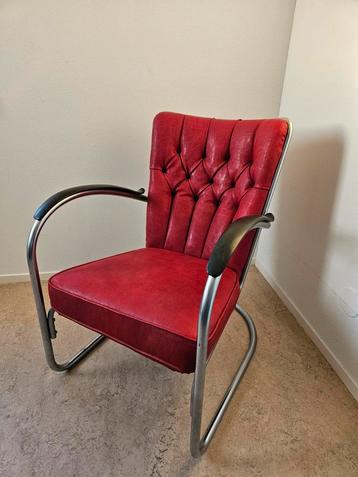 Gispen 412 GE stoel - vintage jaren 50/60 beschikbaar voor biedingen