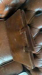 Leren akte tas kleur buin , vintage koffer/tas, Ophalen of Verzenden, Zo goed als nieuw, Bruin, Schoudertas