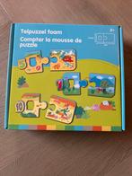 Telpuzzel Foam - Educatief Speelplezier!, 2 tot 4 jaar, 10 tot 50 stukjes, Ophalen of Verzenden, Zo goed als nieuw
