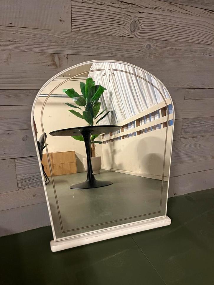 Vintage Brocante Spiegel met Sierrand, Huis en Inrichting, Woonaccessoires | Spiegels, Gebruikt, 50 tot 75 cm, 100 tot 150 cm