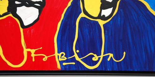 Fabian Horen zien zwijgen, origineel met certificaat., Antiek en Kunst, Kunst | Schilderijen | Modern, Ophalen