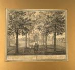 Gravure Westerhout Beverwijk Jan Daniel Bernards 1732, Antiek en Kunst, Kunst | Etsen en Gravures, Ophalen of Verzenden