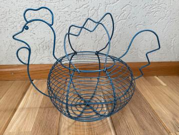 Metalen Kippenmand - Decoratief & Praktisch beschikbaar voor biedingen
