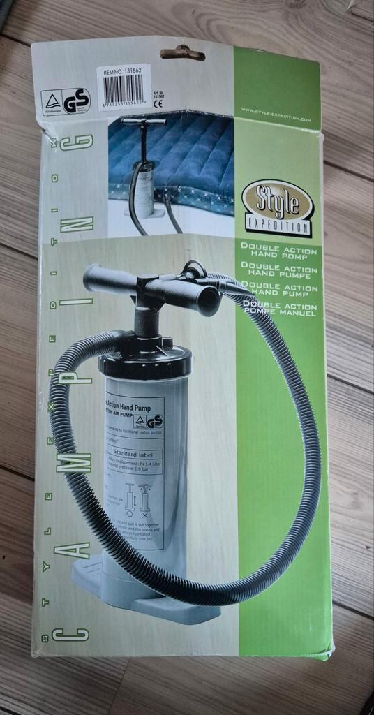 Double Action Handpomp - Nieuw in doos, Caravans en Kamperen, Luchtpompen, Nieuw, Handmatig, Ophalen