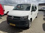 2017 Volkswagen Transporter 2.0 TDi L2H1 DC Bedrijfswagen, Auto's, Volkswagen, Origineel Nederlands, Te koop, 6 stoelen, Transporter