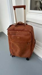 Bric's Handbagage Koffer - Leer, Sieraden, Tassen en Uiterlijk, Koffers, Gebruikt, Ophalen of Verzenden, Minder dan 35 cm, Uitschuifbare handgreep