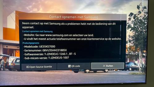 Samsung UE55KS7000 55inch 120hz ultra HD, Audio, Tv en Foto, Televisies, Gebruikt, 100 cm of meer, Samsung, Ophalen of Verzenden