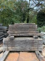 Eiken Bielzen / Eiken Spoorbielzen - goede staat, Doe-het-zelf en Verbouw, Hout en Planken, Ophalen, Eiken, Zo goed als nieuw