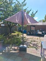 Zweefparasol met voet, Tuin en Terras, Parasols, Ophalen, Gebruikt, Kantelbaar, 2 tot 3 meter