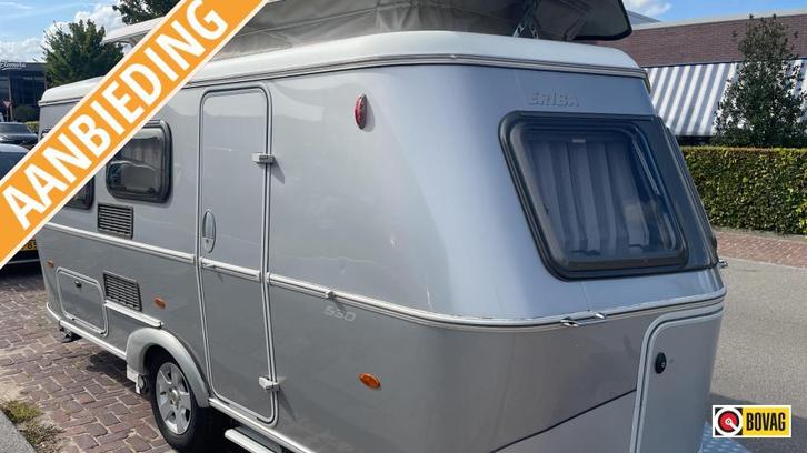 Eriba Troll Silver Edition 530 2017 zeer compleet, Caravans en Kamperen, Caravans, Bedrijf, tot en met 3, 750 - 1000 kg, Eriba