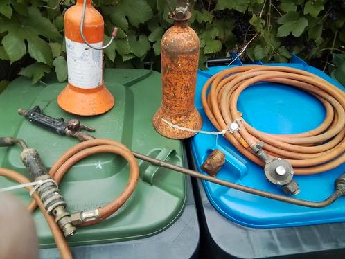 Soldeer en dakwe Onderdelen - Gasflessen, Slangen, Brander, Doe-het-zelf en Verbouw, Gereedschap | Lasapparaten, Gebruikt, Overige typen