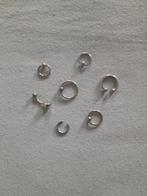 Een partijtje piercing ringetjes, Sieraden, Tassen en Uiterlijk, Piercings, Ophalen of Verzenden, Zo goed als nieuw, Zilver