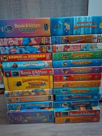 Bassie & Adriaan VHS collectie [LEES BESCHRIJVING] beschikbaar voor biedingen