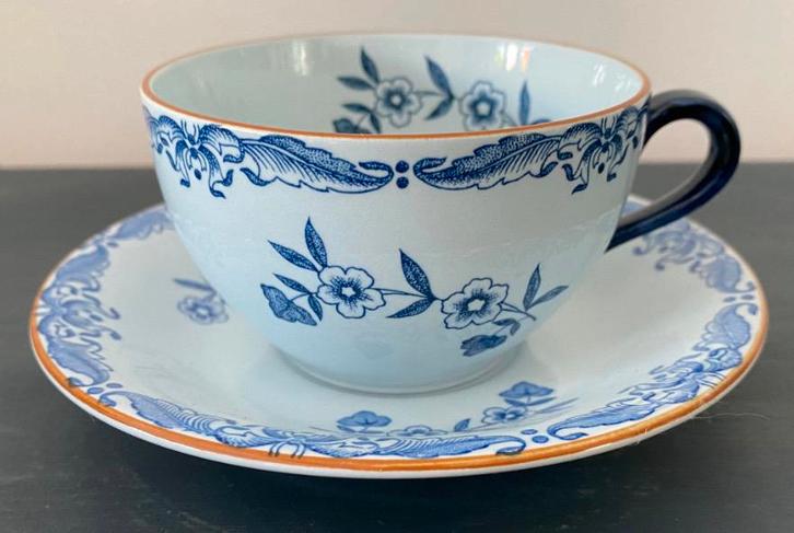 Rörstrand Ostindia puntgave koffiekop met schotel, Antiek en Kunst, Antiek | Servies los, Ophalen of Verzenden