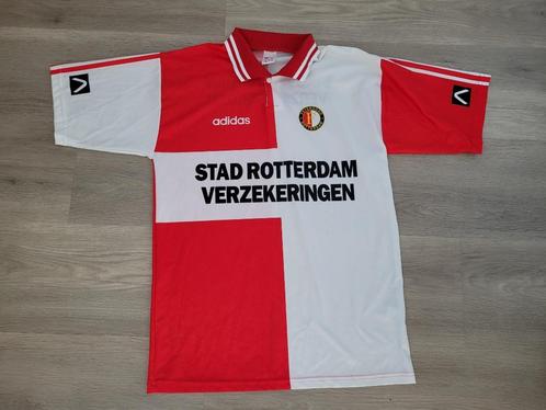 Retro Feyenoord thuisshirt seizoen 1994-1996 Adidas maat L, Verzamelen, Sportartikelen en Voetbal, Zo goed als nieuw, Shirt, Feyenoord