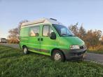 UNIEKE ZELFBOUW CAMPER - Frisgroen Avontuur - Nieuwe APK!, Caravans en Kamperen, Campers, Buscamper of Camperbus, Tot en met 2