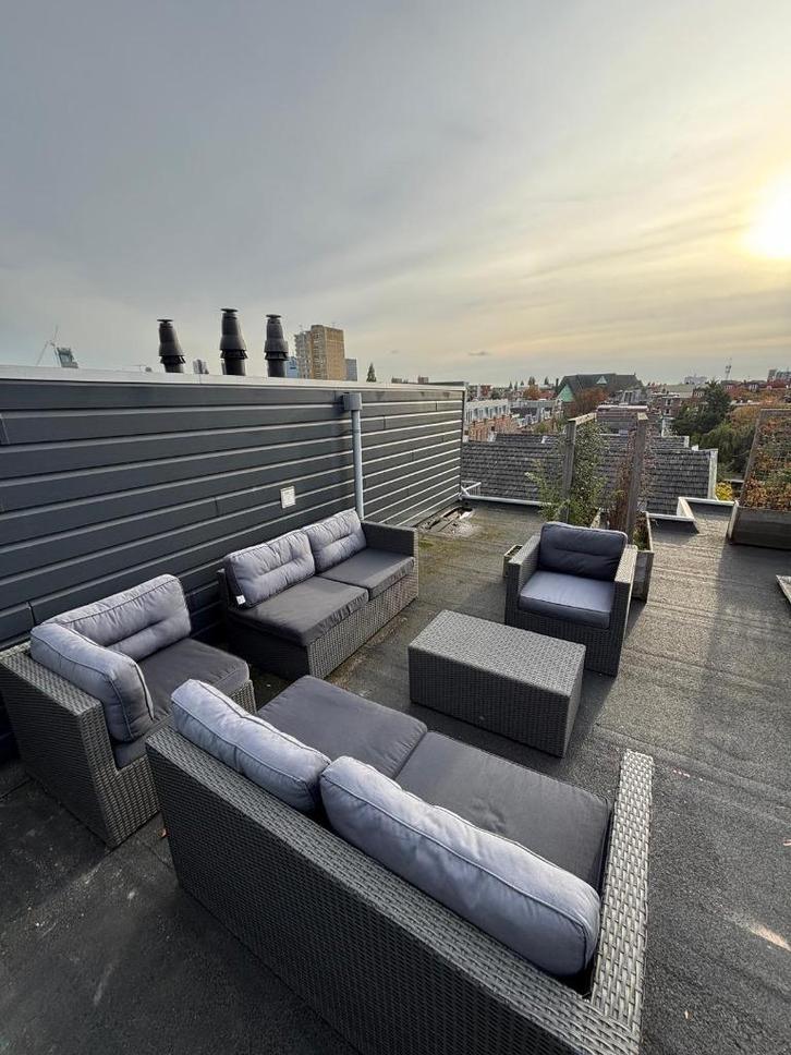 Hartman Loungeset XL - Exterior Lounge, Tuin en Terras, Tuinsets en Loungesets, Gebruikt, Loungeset, Wicker, 7 zitplaatsen, Bank