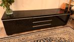 Strakke Zwarte Tv Meubel, Huis en Inrichting, Ophalen, Kunststof, 150 tot 200 cm, Zo goed als nieuw