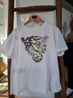 Marccain t-shirt maat maat 3 ( 38) twv € 180, Maat 38/40 (M), Verzenden, Wit, Pauw