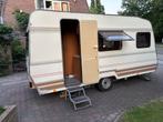 Caravan 5 personen stapelbed Dethleffs vast bed rijklaar, Caravans en Kamperen, Rondzit, 750 - 1000 kg, Particulier, Dwars-stapelbed