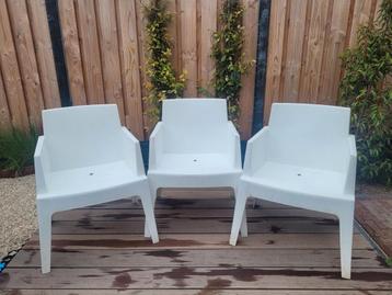 Box tuinstoel The original wit 8x beschikbaar voor biedingen