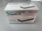 Nieuwe Sitecom 5-poorts Switch - In Plastic!, Ophalen of Verzenden, Nieuw