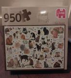 Legpuzzel Francien katten 950 - Nieuw, Hobby en Vrije tijd, Denksport en Puzzels, Ophalen of Verzenden, 500 t/m 1500 stukjes, Nieuw