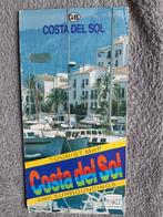 landkaart Costa del Sol Spanje, Boeken, Atlassen en Landkaarten, Gelezen, Ophalen of Verzenden, Spanje, Landkaart