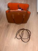 Ralph Lauren tas - Bijenkorf - Zo goed als nieuw, Ophalen of Verzenden, Zo goed als nieuw, Bruin, Handtas