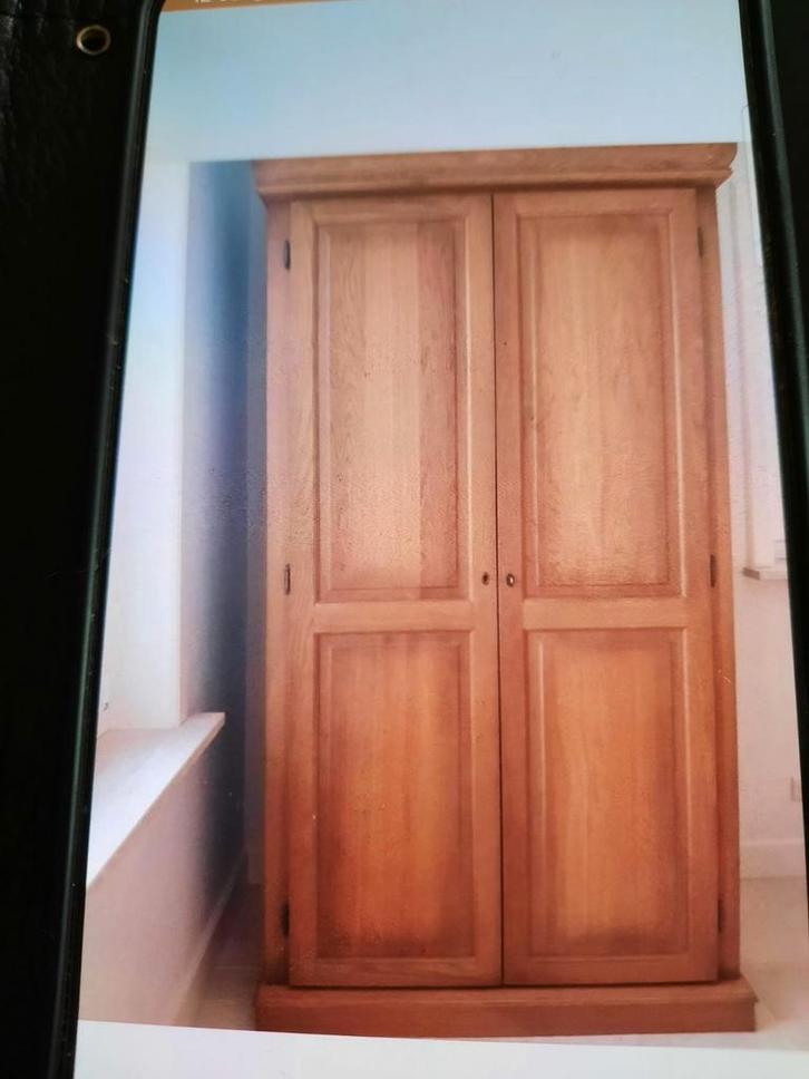 Eiken Kledingkast - Leg & Hang, Huis en Inrichting, Kasten | Kledingkasten, Zo goed als nieuw, 150 tot 200 cm, 100 tot 150 cm