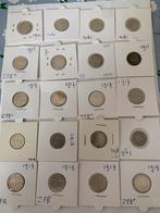 20 mooie kwartjes wilhelmina 1914,1915,1917,1918,1919, Ophalen of Verzenden, Nederland
