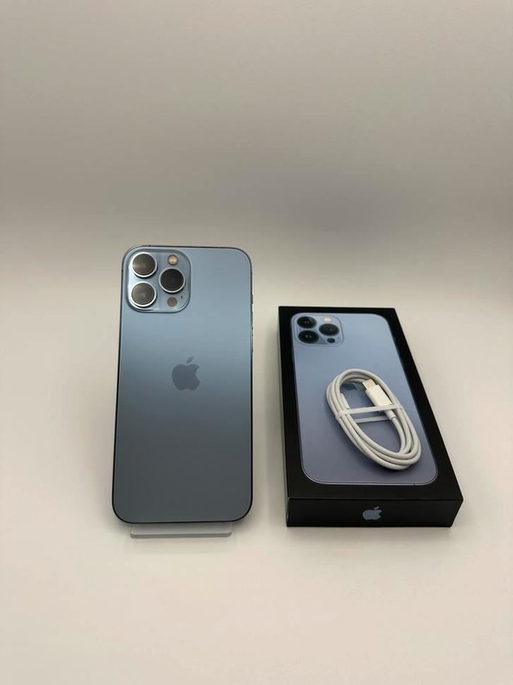 Iphone 13 Pro Max 128 GB (Sierra Blue) / Inruil mogelijk!, Telecommunicatie, Mobiele telefoons | Toebehoren en Onderdelen, Gebruikt