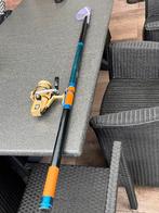 Bolognese hengel 8 meter, Ophalen of Verzenden, Zo goed als nieuw, Vaste hengel