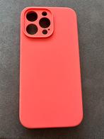 iPhone 14 15 Pro Max siliconen case Luxe oranje iphone hoes, Nieuw, Hoesje of Tasje, IPhone 14, Ophalen of Verzenden