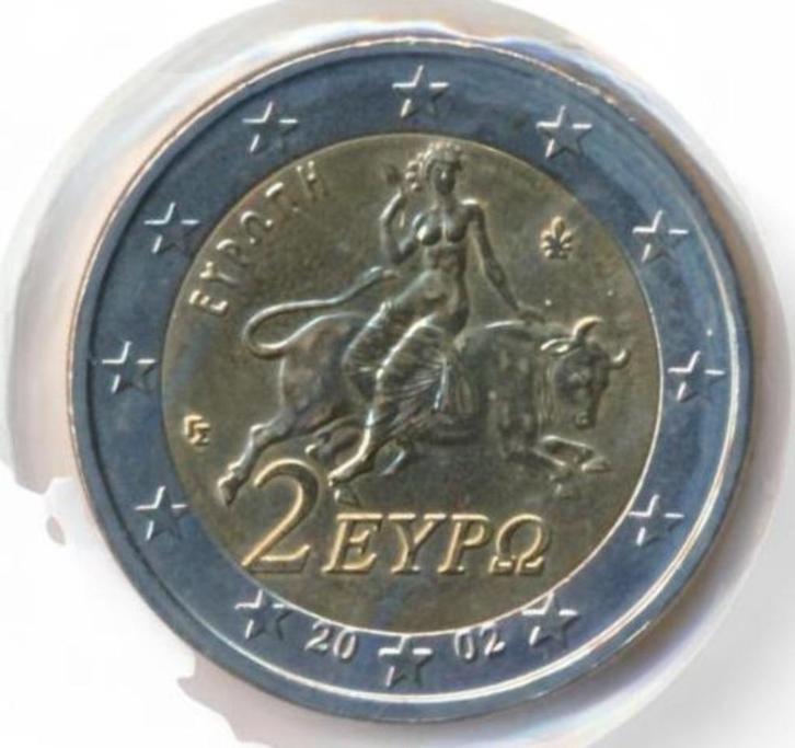 Griekenland 2 euro 2002, Postzegels en Munten, Munten | Europa | Euromunten, Losse munt, 2 euro, Griekenland, Ophalen of Verzenden