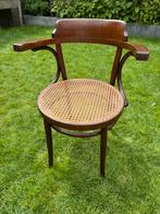 Vintage ‘Thonet 233’ stoel door Ligna met webbing, Ophalen of Verzenden