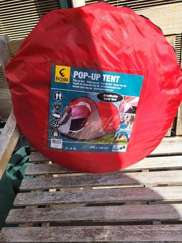 🌞Froyak pop up tent voor 2 personen in goede staat. beschikbaar voor biedingen