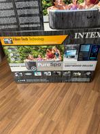 Intex PureSpa Greywood Deluxe Bubble Massage, Ophalen of Verzenden, Zo goed als nieuw, Afdekzeil, Opblaasbaar
