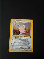 Clefable 5/130 Pokemon Base set 2 holo, Ophalen of Verzenden, Zo goed als nieuw, Booster, Foil
