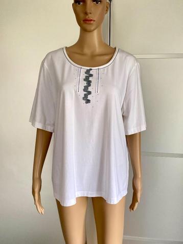 i440 Sommermann maat 52=XXL mooi wit T-shirt top beschikbaar voor biedingen