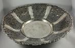 Zilveren fruitschaal Indonesië antiek 900 zilver, Antiek en Kunst, Ophalen of Verzenden, Zilver