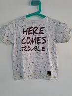 Here comes trouble Zeeman shirt - maat 122 128, Kinderen en Baby's, Kinderkleding | Maat 122, Zeeman, Gebruikt, Ophalen of Verzenden