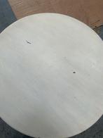 Eiken tafeltje, Minder dan 55 cm, Gebruikt, Rond, Hout