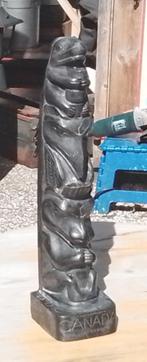 Totempaal beeldje 18.8cm hoogte uit Canada., Ophalen of Verzenden