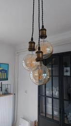 hanglamp met drie lampen op verschillende hoogtes., Huis en Inrichting, Lampen | Hanglampen, Zo goed als nieuw, Ophalen