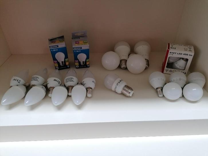 Diverse Lamppitten - Variërende Fittingen & Wattages, NIEUW, Huis en Inrichting, Lampen | Losse lampen, Nieuw, Led-lamp, 30 tot 60 watt