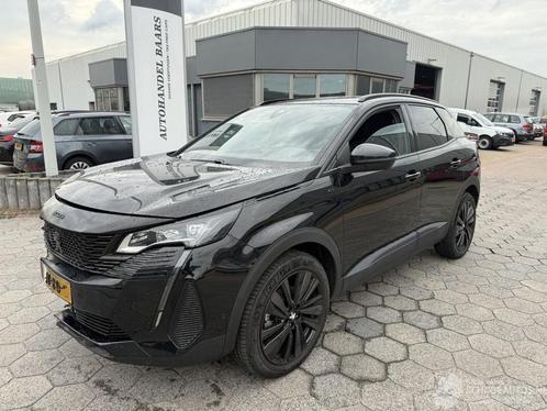 Peugeot 3008 1.2 GT AUTOMAAT 130PK (bj 2023), Auto diversen, Schadeauto's, Peugeot, Automaat, Benzine, MPV, Zwart