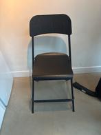 Zwarte klapstoel, Huis en Inrichting, Stoelen, Gebruikt, Zwart, Ophalen of Verzenden, Eén
