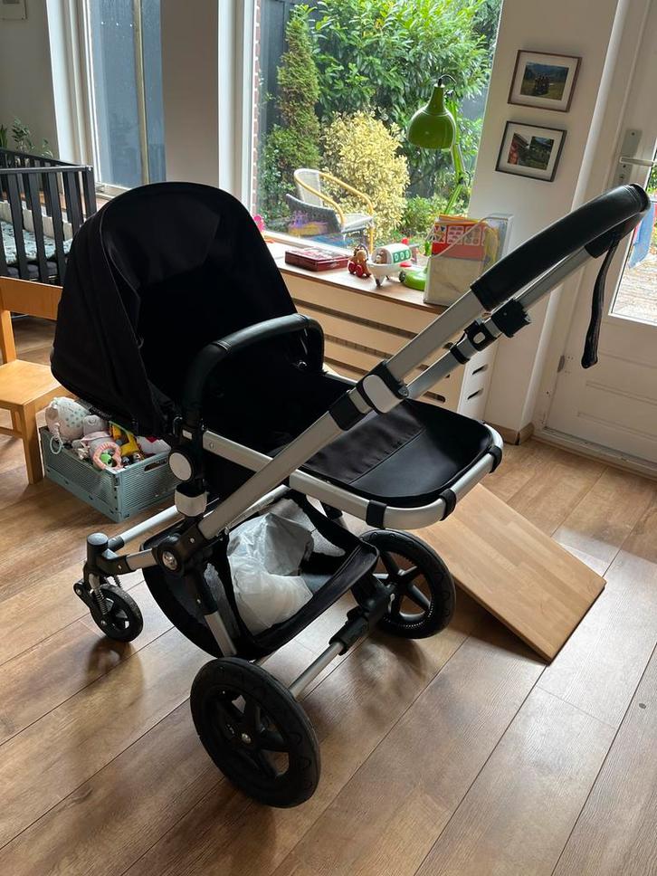 Bugaboo Cameleon 3 - Zwart, Kinderen en Baby's, Kinderwagens en Combinaties, Gebruikt, Kinderwagen, Bugaboo, Verstelbare duwstang