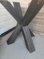 houten tafelpoot, Ophalen, Gebruikt, Rechthoekig, Hout